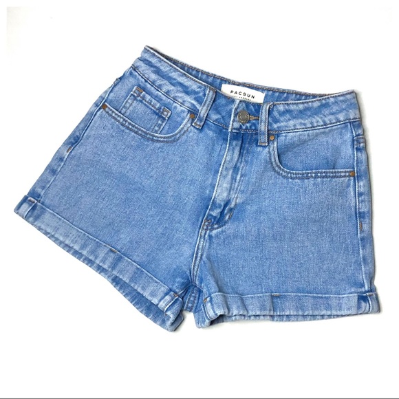 PACSUN LA “MOM SHORT” VINTAGE 80’S WASH - Picture 2 of 4